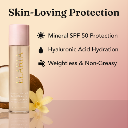 SPF 50 Sheer Setting Spray